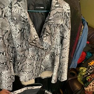 Plus Size Motorcycle Jacket